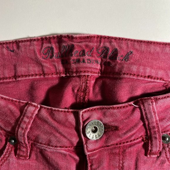 PACSUN | Red Low-Rise Skinniest Jeans - Picture 3 of 5